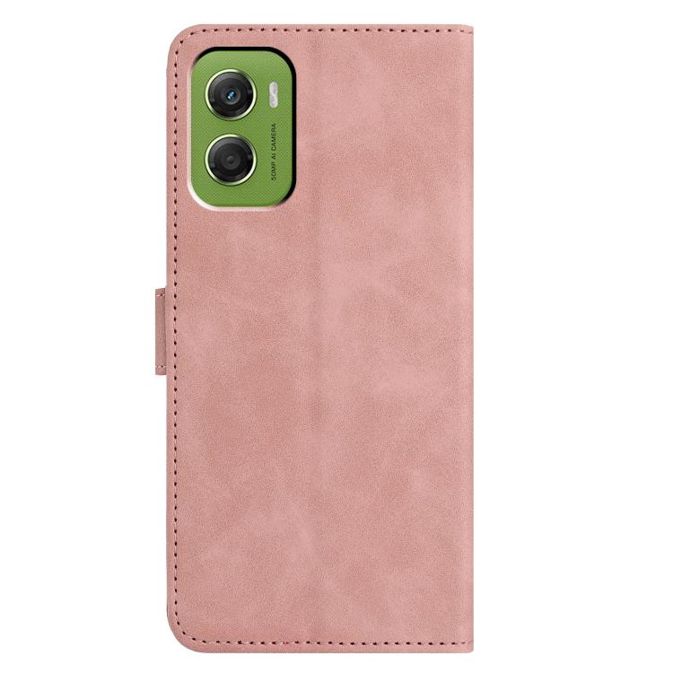 For Motorola Moto G06 4G Moonlit Butterfly Dance Pattern Embossed Leather Phone Case