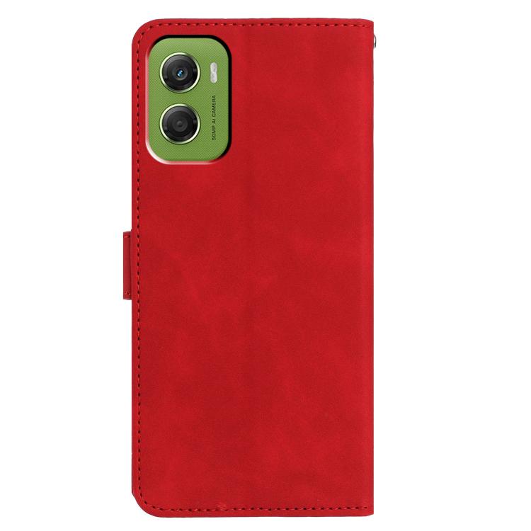 For Motorola Moto G06 4G Moonlit Butterfly Dance Pattern Embossed Leather Phone Case