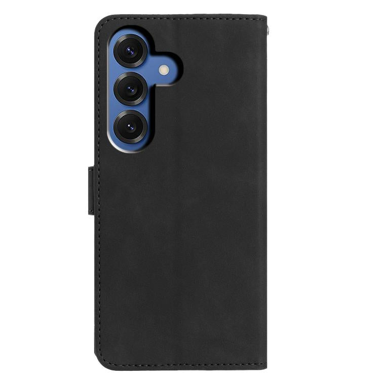 For Samsung Galaxy S26 5G Moonlit Butterfly Dance Pattern Embossed Leather Phone Case