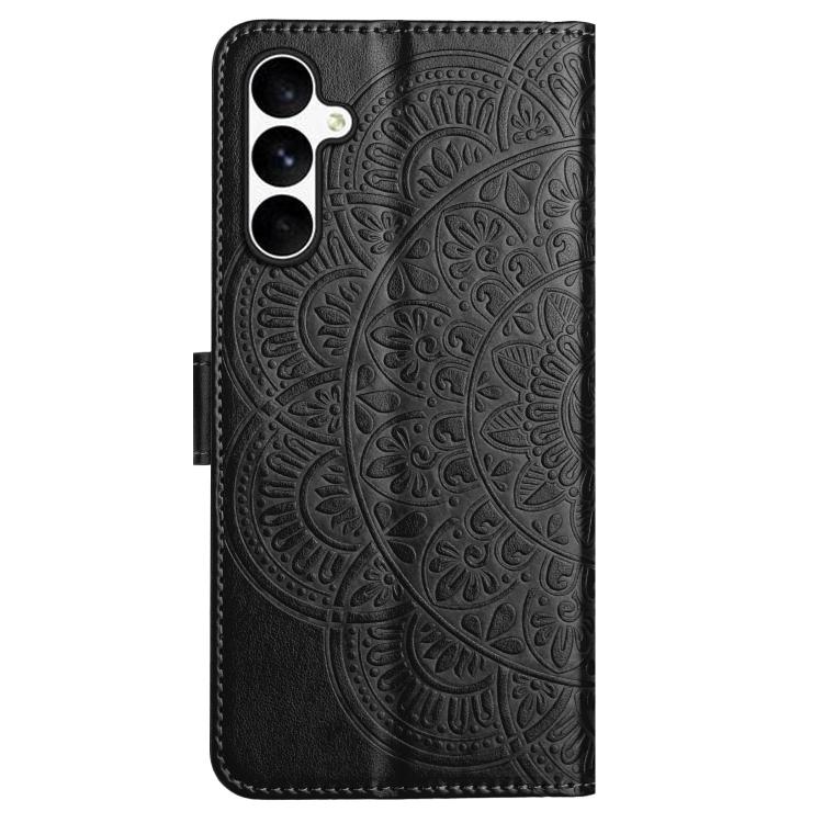 For Samsung Galaxy M36 5G Flower Embossed Leather Phone Case