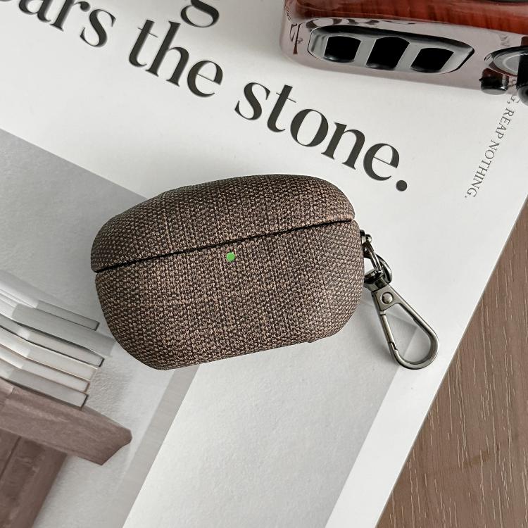 For Sony WF-1000XM5 Coarse Cloth Texture PC Earphone Protective Case