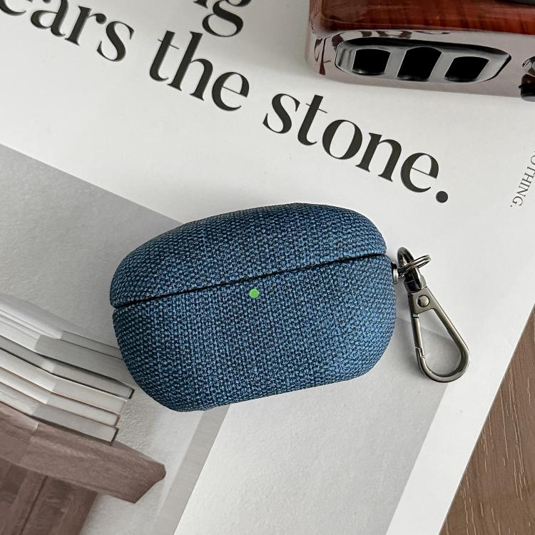 For Sony WF-1000XM5 Coarse Cloth Texture PC Earphone Protective Case