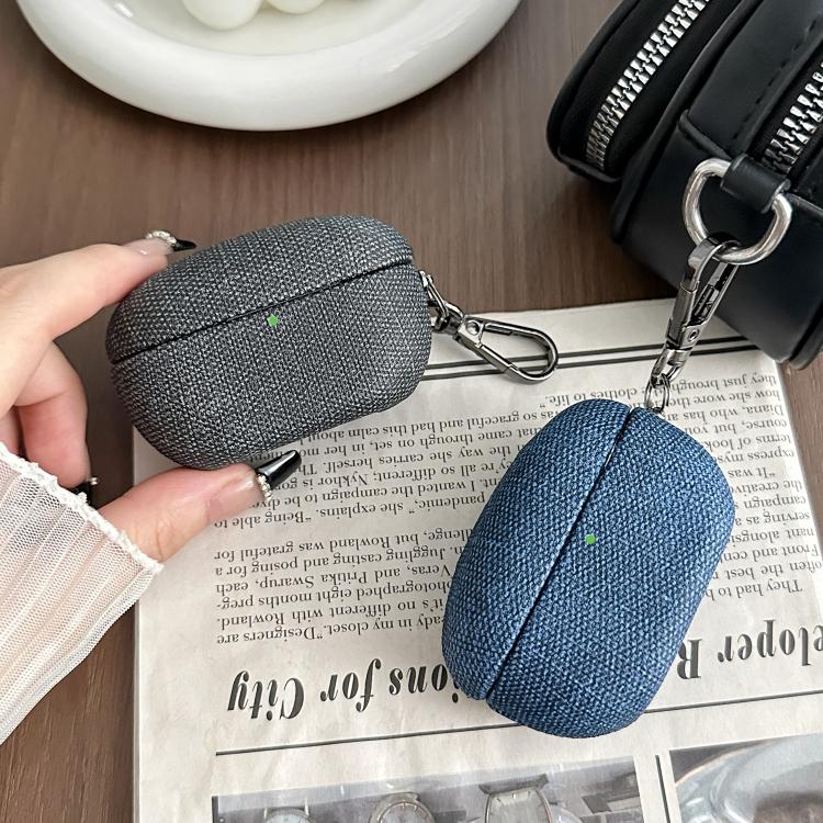 For Sony WF-1000XM5 Coarse Cloth Texture PC Earphone Protective Case