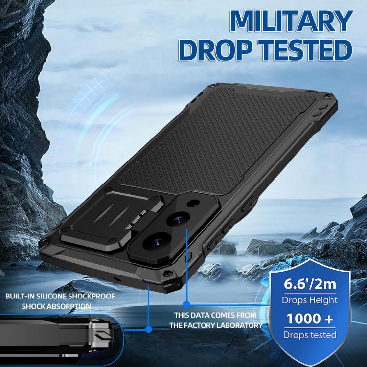For Samsung Galaxy S25 Edge 5G Shockproof Life Waterproof Dustproof Metal MagSafe Phone Case