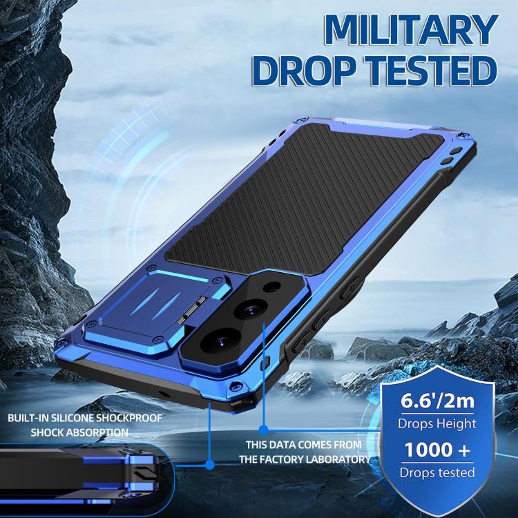 For Samsung Galaxy S25 Edge 5G Shockproof Life Waterproof Dustproof Metal MagSafe Phone Case