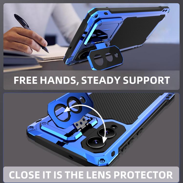For Samsung Galaxy S25 Edge 5G Shockproof Life Waterproof Dustproof Metal MagSafe Phone Case