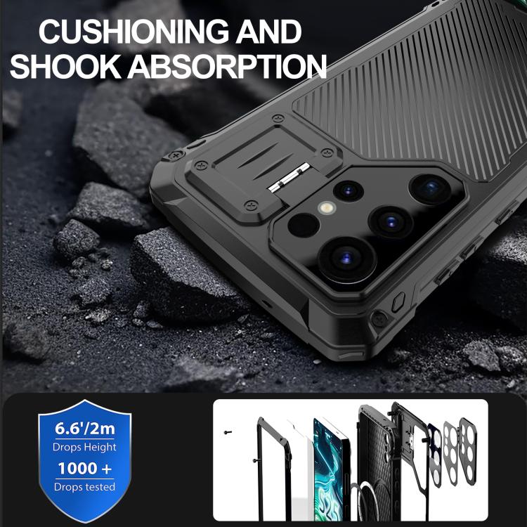 For Samsung Galaxy S25 Ultra 5G Shockproof Life Waterproof Dustproof Metal MagSafe Phone Case