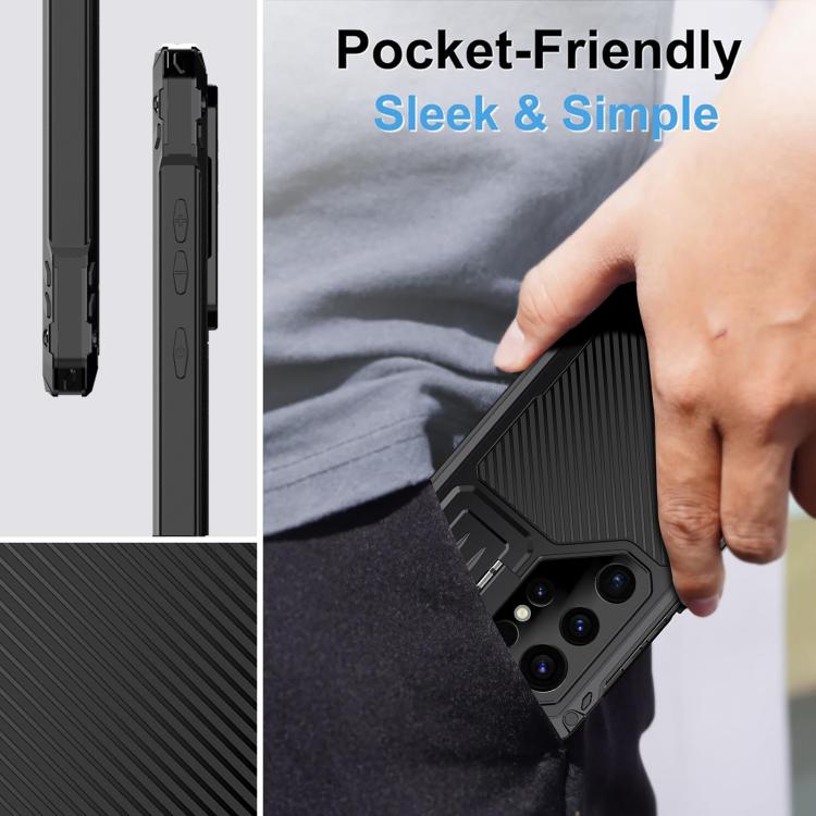 For Samsung Galaxy S25 Ultra 5G Shockproof Life Waterproof Dustproof Metal MagSafe Phone Case