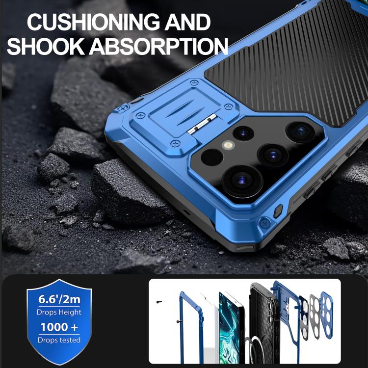 For Samsung Galaxy S25 Ultra 5G Shockproof Life Waterproof Dustproof Metal MagSafe Phone Case