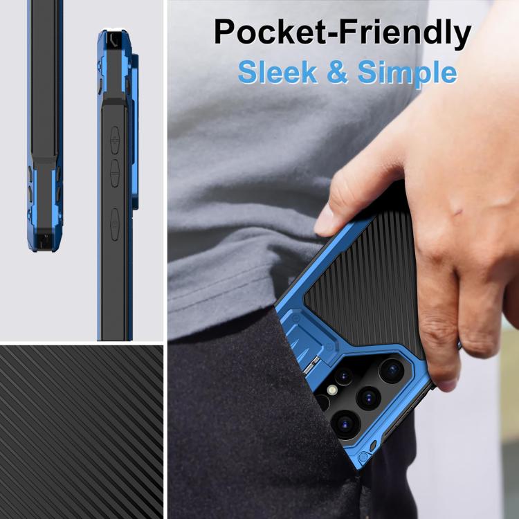 For Samsung Galaxy S25 Ultra 5G Shockproof Life Waterproof Dustproof Metal MagSafe Phone Case