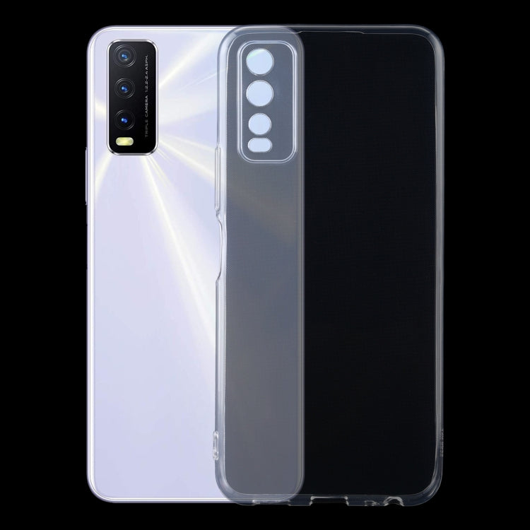 For Vivo Y20 0.75mm Ultra-thin Transparent TPU Soft Protective Case