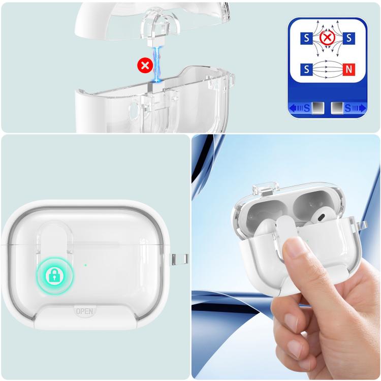 For AirPods Pro 2 Starchain Series PC Earphone Case with Stand
