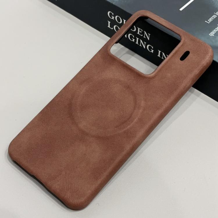 For Xiaomi 15 Skin Feel Sheepskin MagSafe Magnetic Phone Case