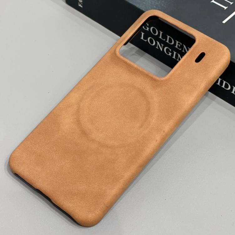 For Xiaomi 15 Skin Feel Sheepskin MagSafe Magnetic Phone Case