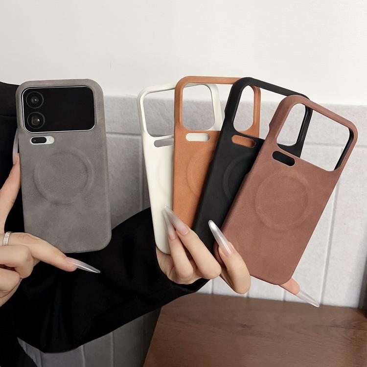 For Xiaomi 17 Pro Max Skin Feel Sheepskin MagSafe Magnetic Phone Case