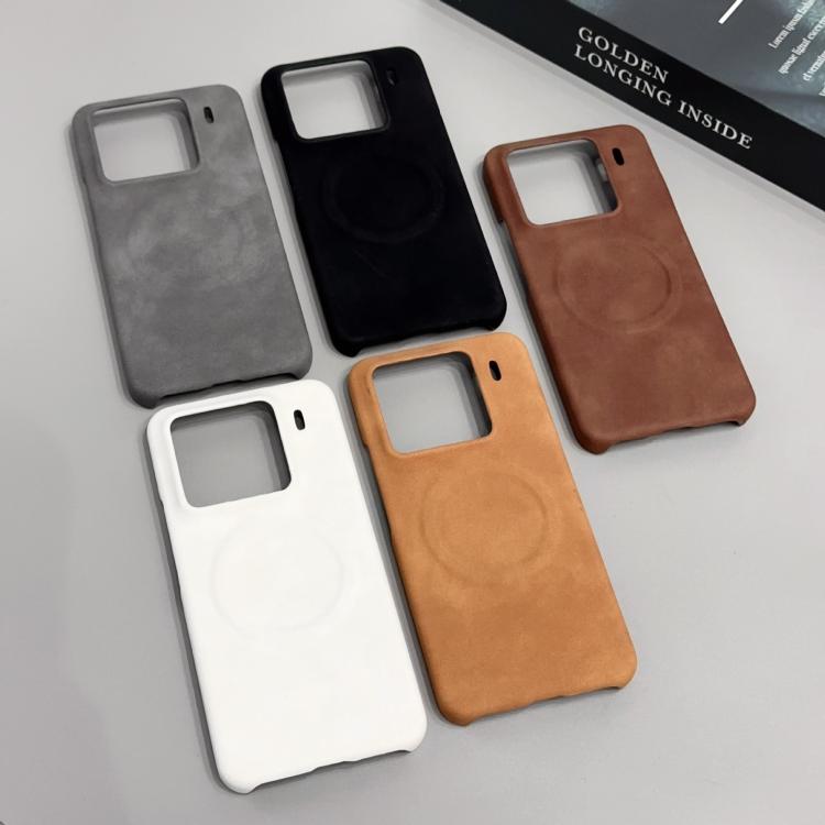 For Xiaomi 15 Skin Feel Sheepskin MagSafe Magnetic Phone Case