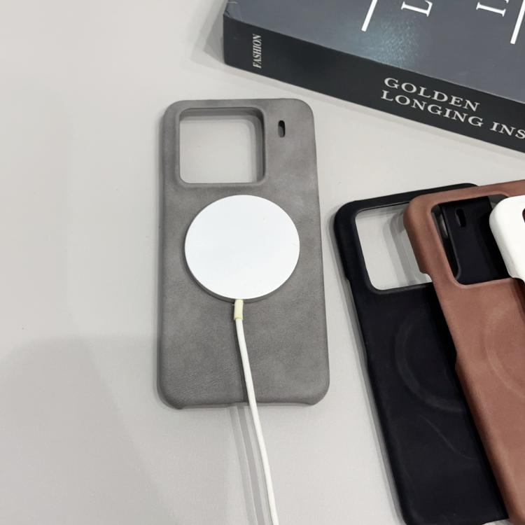 For Xiaomi 15 Pro Skin Feel Sheepskin MagSafe Magnetic Phone Case