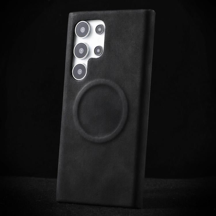 For Samsung Galaxy S26 UItra 5G Skin Feel Sheepskin MagSafe Magnetic Phone Case