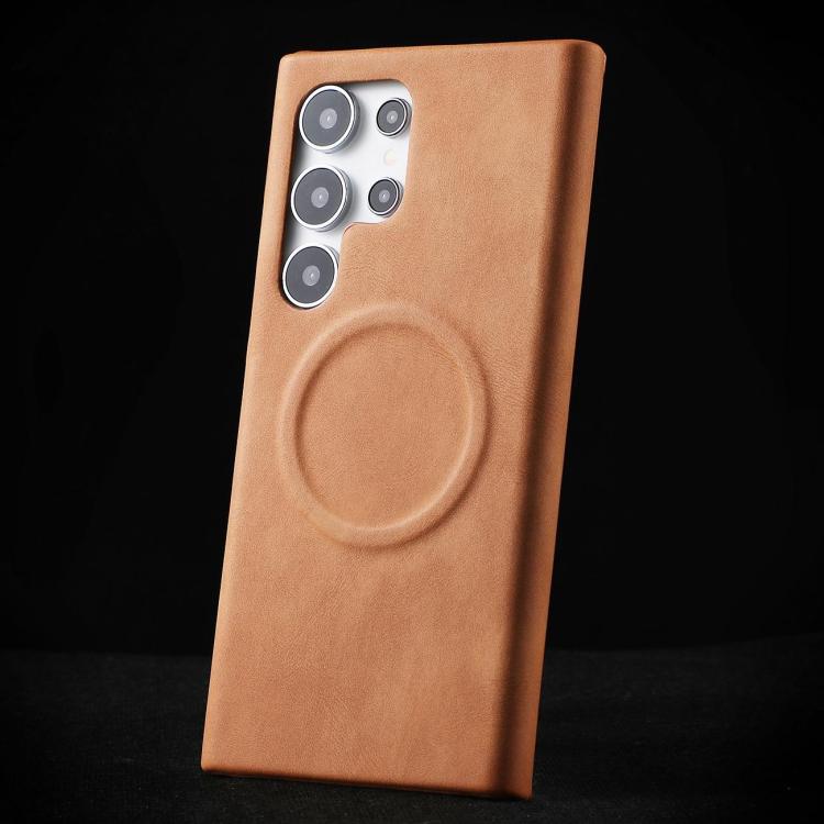 For Samsung Galaxy S26 UItra 5G Skin Feel Sheepskin MagSafe Magnetic Phone Case