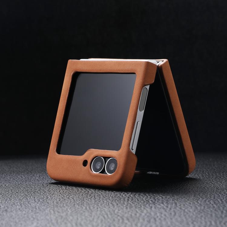 For Samsung Galaxy Z Flip7 FE / Flip6 Skin Feel Sheepskin MagSafe Magnetic Phone Case