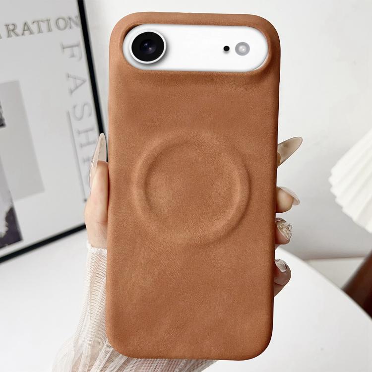 For iPhone Air Skin Feel Sheepskin MagSafe Magnetic Phone Case