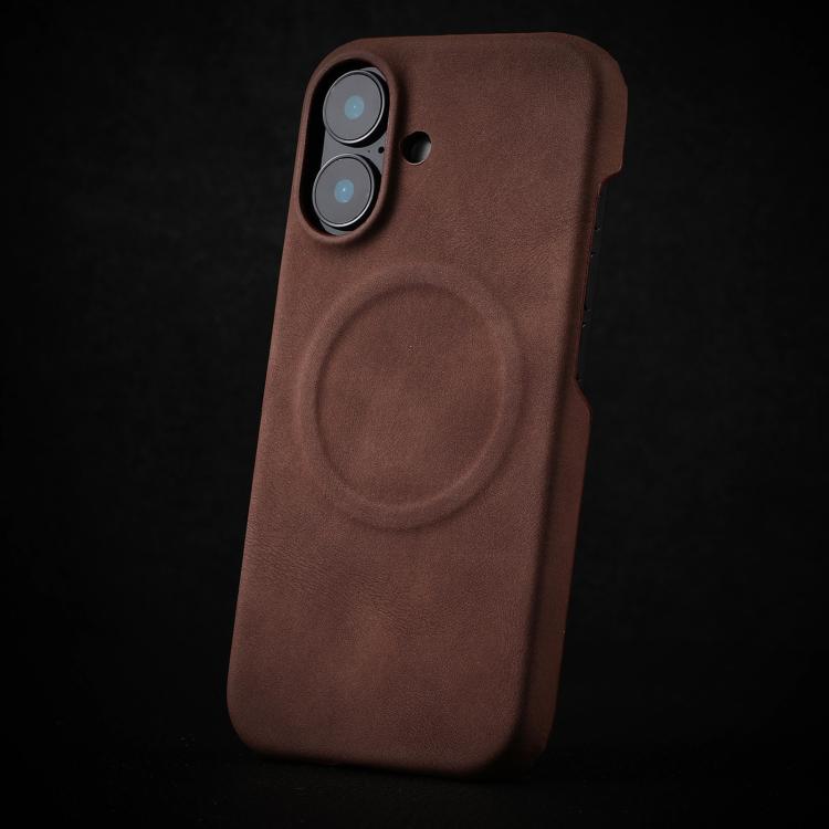 For iPhone 17 Skin Feel Sheepskin MagSafe Magnetic Phone Case
