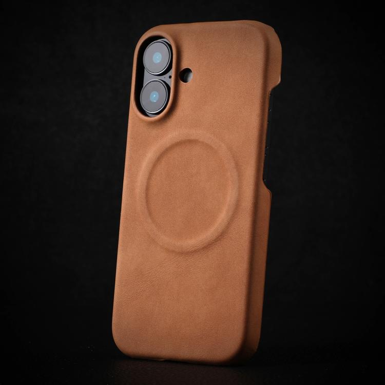 For iPhone 17 Skin Feel Sheepskin MagSafe Magnetic Phone Case