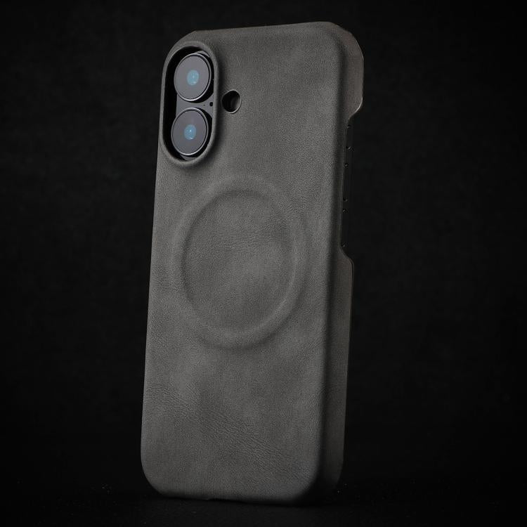 For iPhone 17 Skin Feel Sheepskin MagSafe Magnetic Phone Case