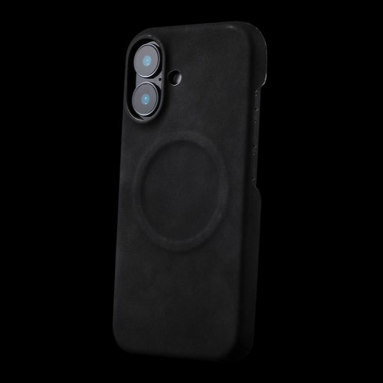 For iPhone 16 Plus Skin Feel Sheepskin MagSafe Magnetic Phone Case