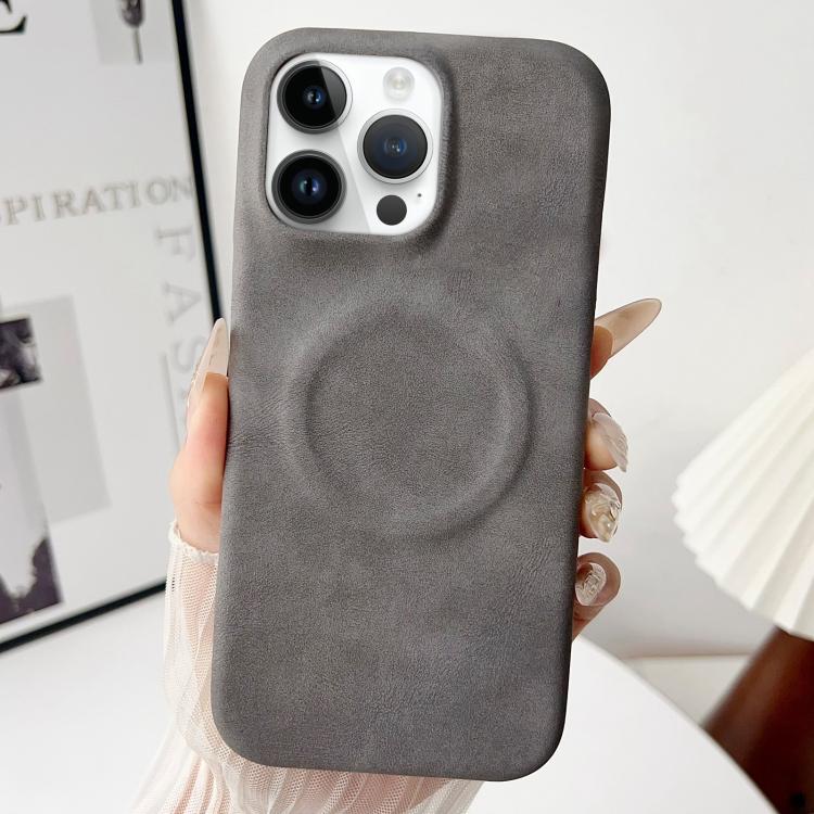 For iPhone 13 Pro Skin Feel Sheepskin MagSafe Magnetic Phone Case