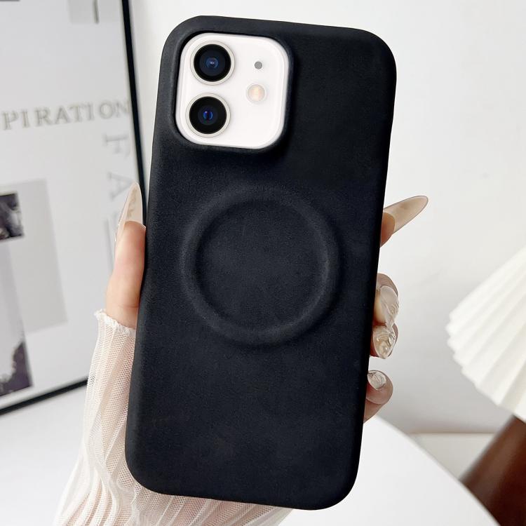 For iPhone 12 / 12 Pro Skin Feel Sheepskin MagSafe Magnetic Phone Case