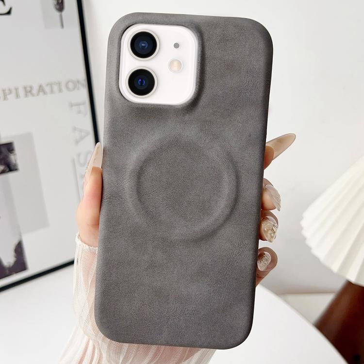 For iPhone 12 / 12 Pro Skin Feel Sheepskin MagSafe Magnetic Phone Case