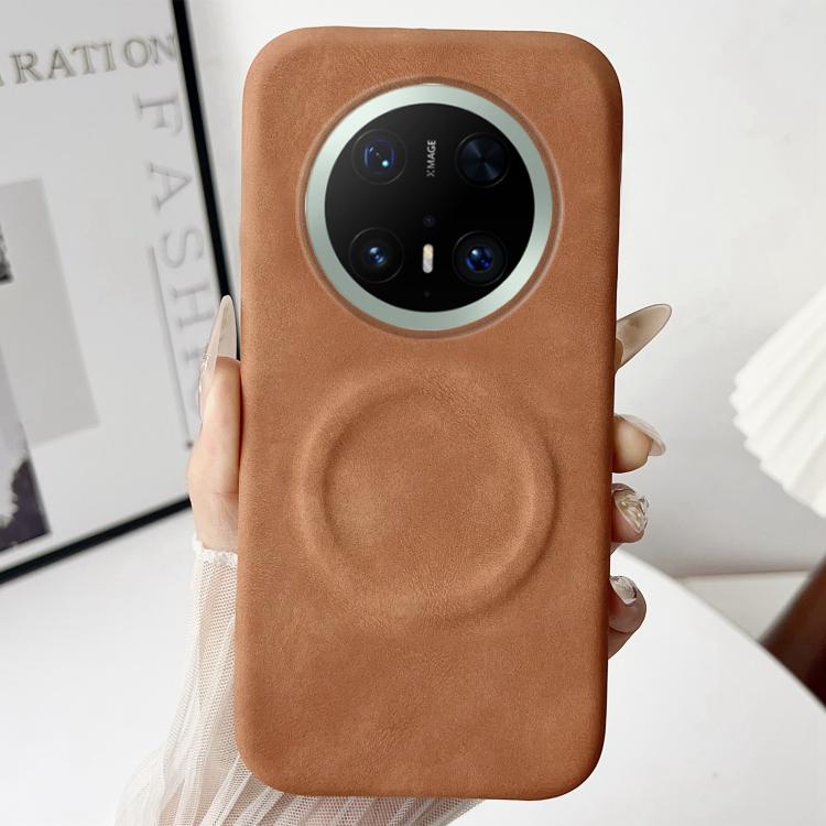 For Huawei Mate 70 Pro Skin Feel Sheepskin MagSafe Magnetic Phone Case