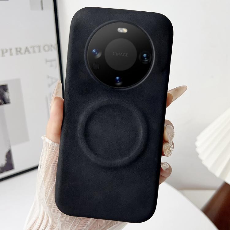 For Huawei Mate 60 Skin Feel Sheepskin MagSafe Magnetic Phone Case