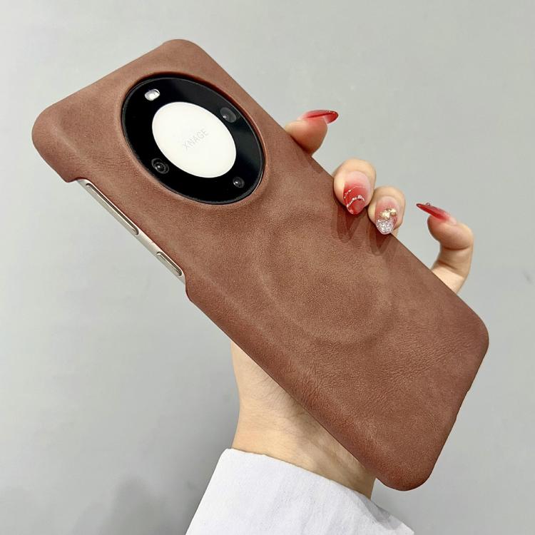 For Huawei Mate 60 Skin Feel Sheepskin MagSafe Magnetic Phone Case