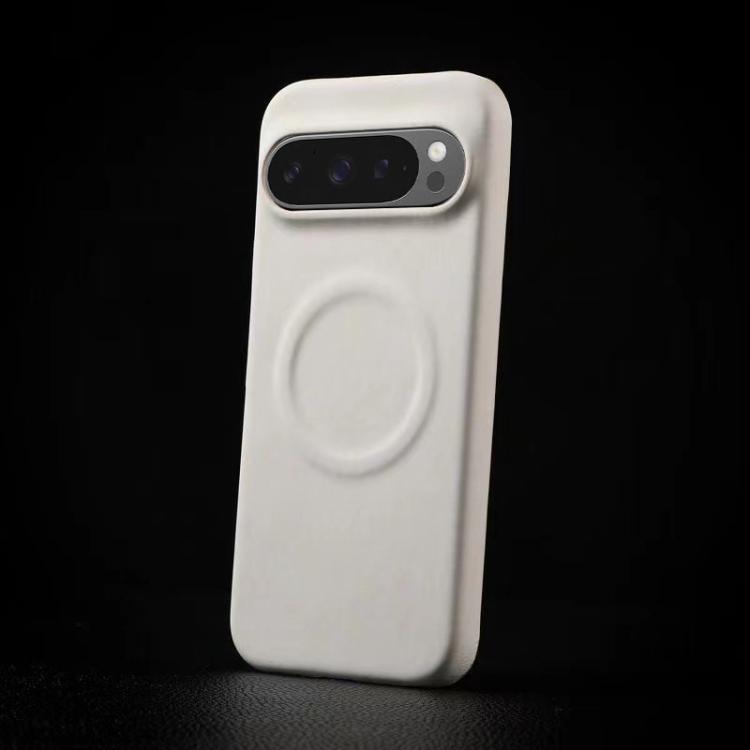 For Google Pixel 9 / Pixel 9 Pro Skin Feel Sheepskin MagSafe Magnetic Phone Case
