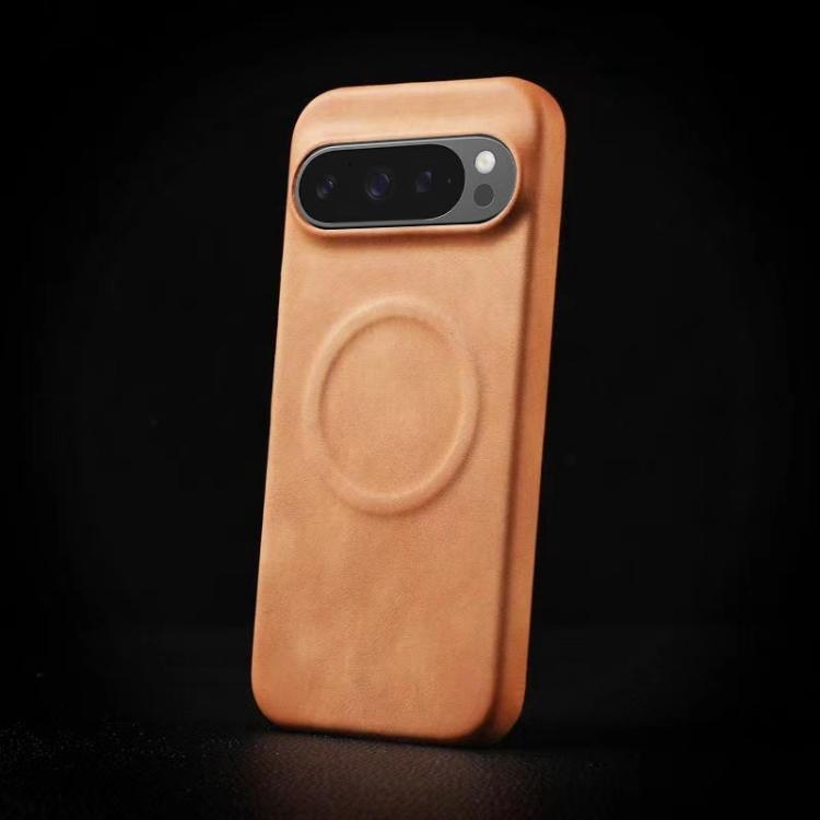 For Google Pixel 9 / Pixel 9 Pro Skin Feel Sheepskin MagSafe Magnetic Phone Case