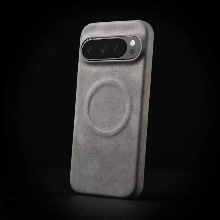 For Google Pixel 9 / Pixel 9 Pro Skin Feel Sheepskin MagSafe Magnetic Phone Case