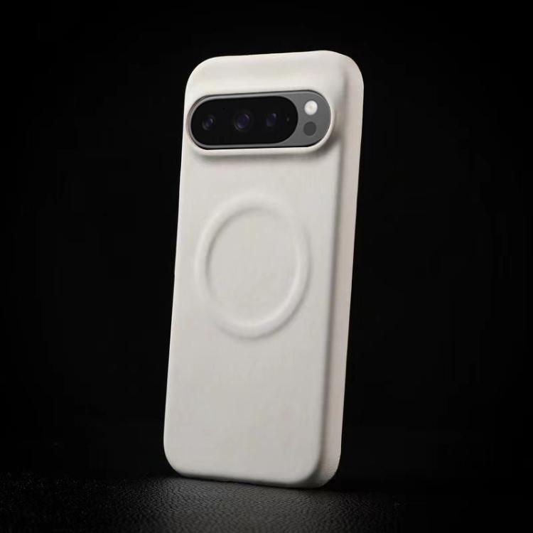 For Google Pixel 9 Pro XL Skin Feel Sheepskin MagSafe Magnetic Phone Case