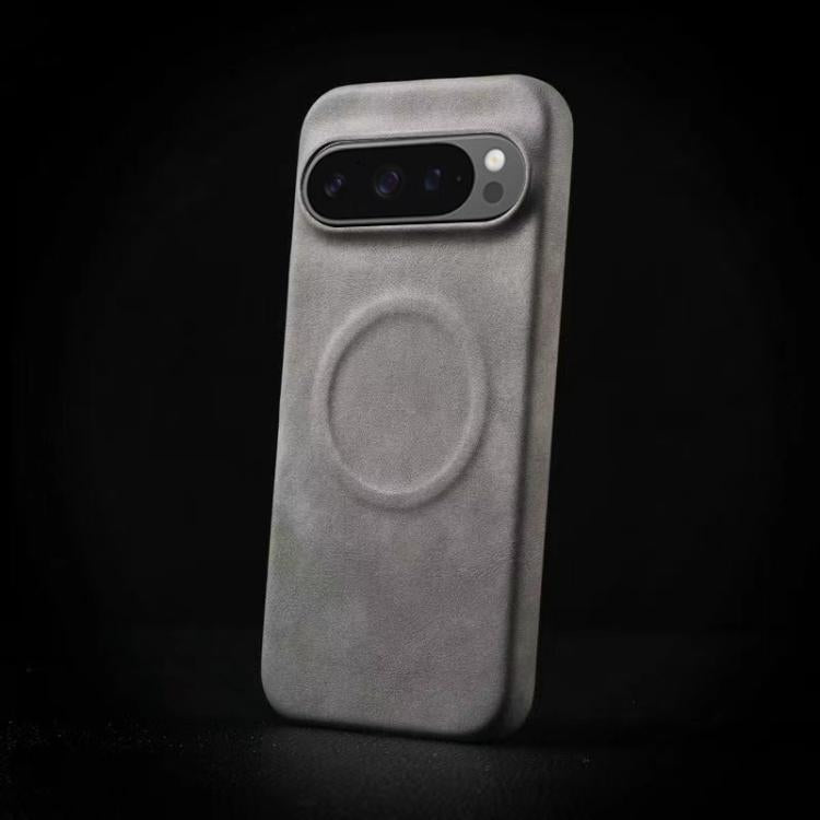 For Google Pixel 9 Pro XL Skin Feel Sheepskin MagSafe Magnetic Phone Case