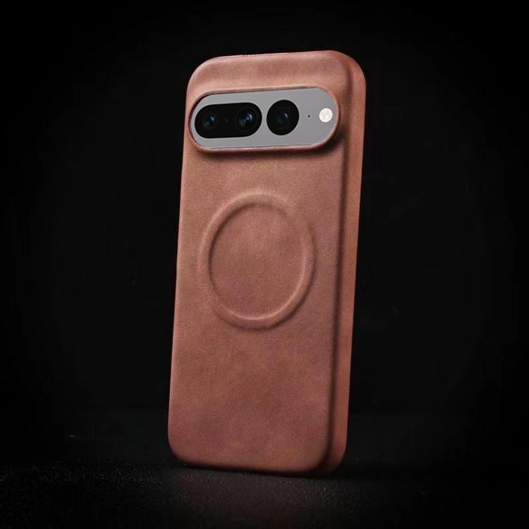 For Google Pixel 7 Pro Skin Feel Sheepskin MagSafe Magnetic Phone Case
