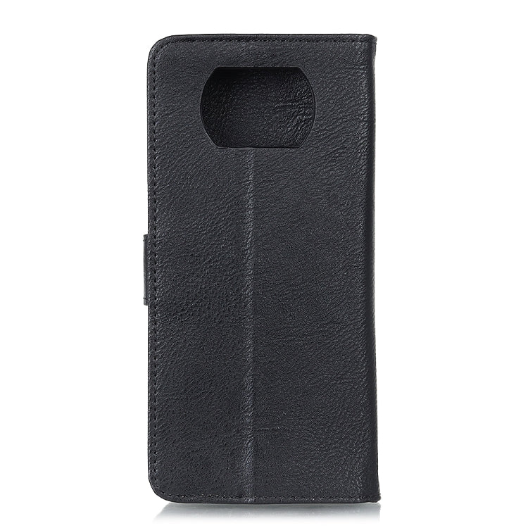 For Xiaomi Poco X3 NFC KHAZNEH Cowhide Texture Horizontal Flip Leather Case with Holder & Card Slots & Wallet