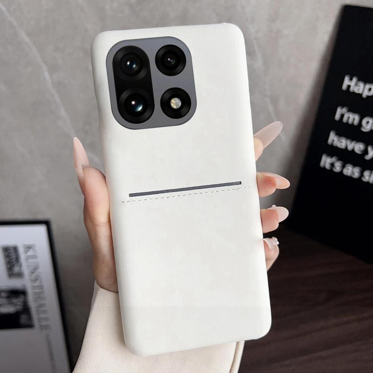 For OnePlus 15 Skin Feel Sheepskin Card Slot Phone Case
