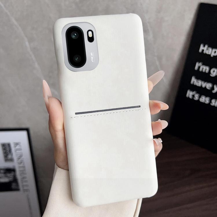 For OnePlus Ace 6 Skin Feel Sheepskin Card Slot Phone Case