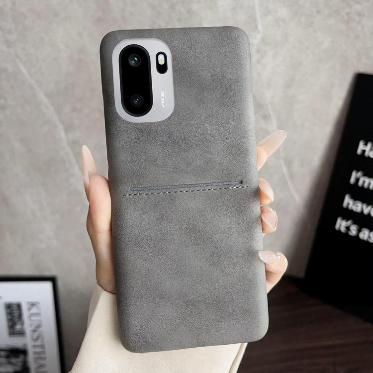 For OnePlus Ace 6 Skin Feel Sheepskin Card Slot Phone Case