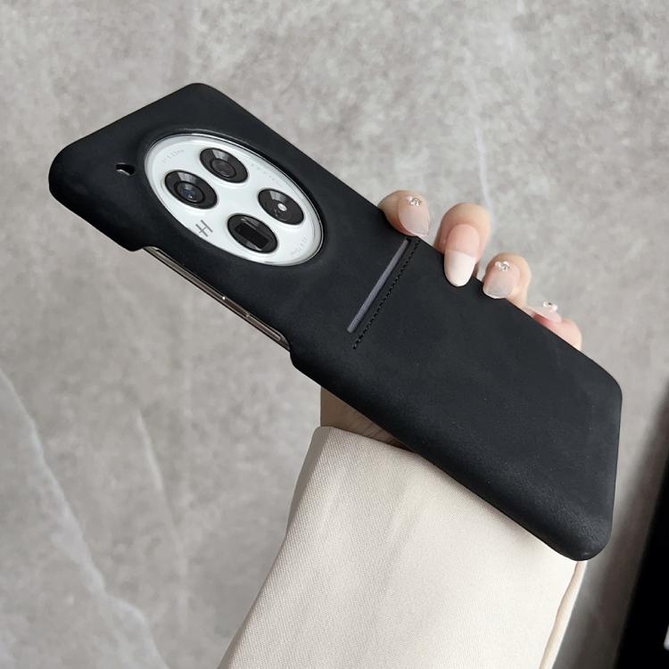 For OnePlus 12 Skin Feel Sheepskin Card Slot Phone Case