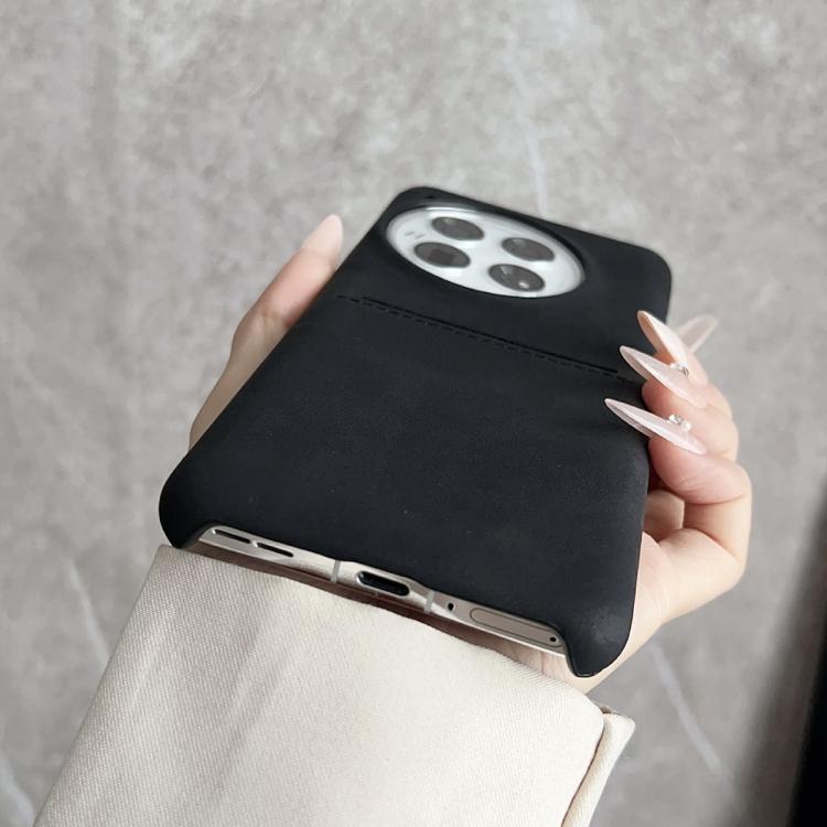 For OnePlus 15 Skin Feel Sheepskin Card Slot Phone Case