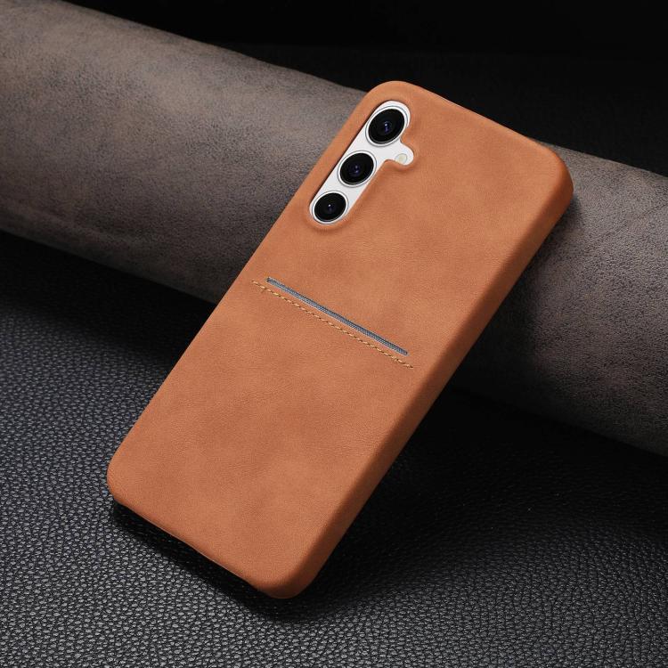 For Samsung Galaxy A54 5G Skin Feel Sheepskin Card Slot Phone Case