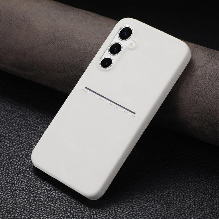 For Samsung Galaxy A34 5G Skin Feel Sheepskin Card Slot Phone Case