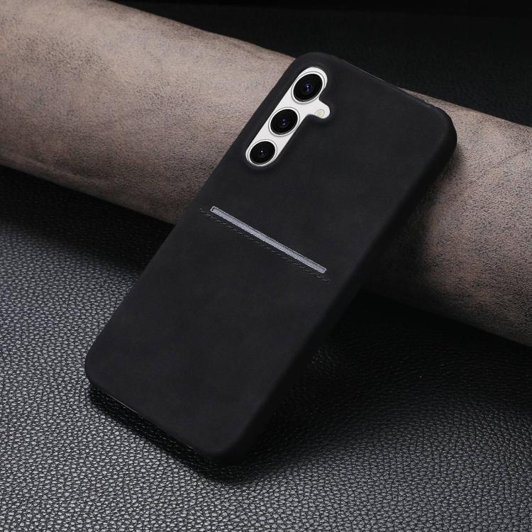 For Samsung Galaxy A25 5G Skin Feel Sheepskin Card Slot Phone Case